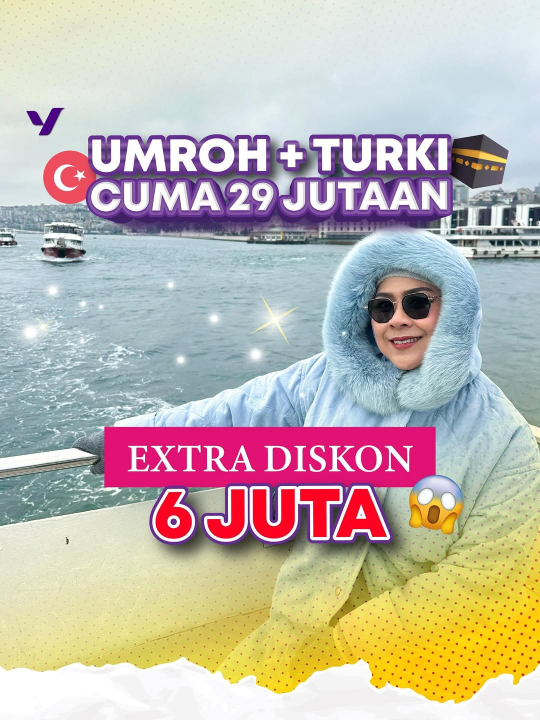 UMROH + LIBURAN NYAMAN, DOMPET AMAN 😍🕋 Punya tabungan 50 juta? Masih kembalian banyak, loh 🤭 Cukup 29 jutaan & DP 500 ribu, Sahabat udah bisa explore Turki 3 hari penuh, lanjut ibadah umroh selama 9 hari 🕋 🗓️ Keberangkatan 9 September 2025 ✈️ Saudi Airlines (Full Service) Biaya sudah termasuk: ✅ Tiket Pesawat PP ✅ Visa Umroh ✅ Hotel Berbintang di Turki, Mekkah, Madinah ✅ Makan 3x Sehari ✅ Perlengkapan Umroh Eksklusif ✅ Bus AC Executive ✅ Snack City Tour ✅ Tour Leader & Muthowif Profesional ✅ Asuransi Perjalanan ✅ Full Layanan Handling ✅ Air Zamzam 5L ✅ Manasik Offline & Online PROMO TERBATAS UNTUK 10 ORANG TERCEPAT‼😱 Mau info lengkapnya? Atau tanya-tanya lebih lanjut? Langsung comment “TURKI”, Vmin DM detailnya🤗🇹🇷 _____________ Amankan SEAT Cukup DP 1 Juta! Selangkah ke Baitullah! 😍 Semoga Allah memampukan kita bertamu ke rumah-Nya. _____________ Cek info program & keberangkatan umroh di : https://linktr.ee/ventour_id 📍Alamat Kantor : Jl. KH M Yusuf Raya No. 18 A-B Mekar Jaya - Depok, Jawa Barat Info pendaftaran - Fitri – Konsultan Resmi Ventour - No. Hp: 0877-8826-1740 (WA) #ventour #ventourtravel #umroh #umrohmurah #promoumroh