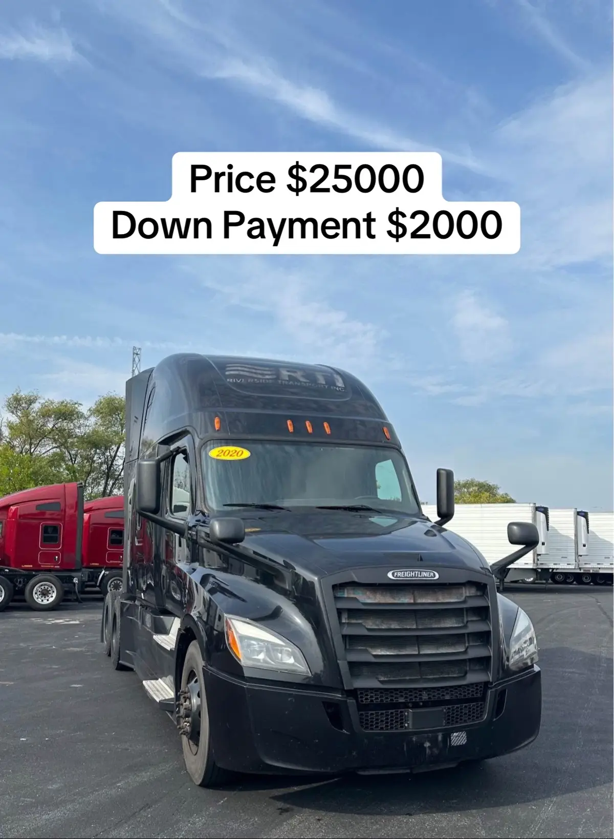2020 Freightliner Cascadia / APU ThermoKing Detroit DD-15 engine – 505HP – Detroit DT-12 automatic transmission – 350,000 miles – Equipped with APU ThermoKing – Well-maintained and ready for the road – Financing available #Freightliner #Truckersoftiktok #semitruck #Foryoupage #Trucktok