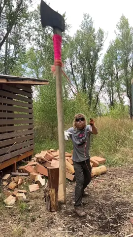 Idk if we good #axe #trick #skills #creative 