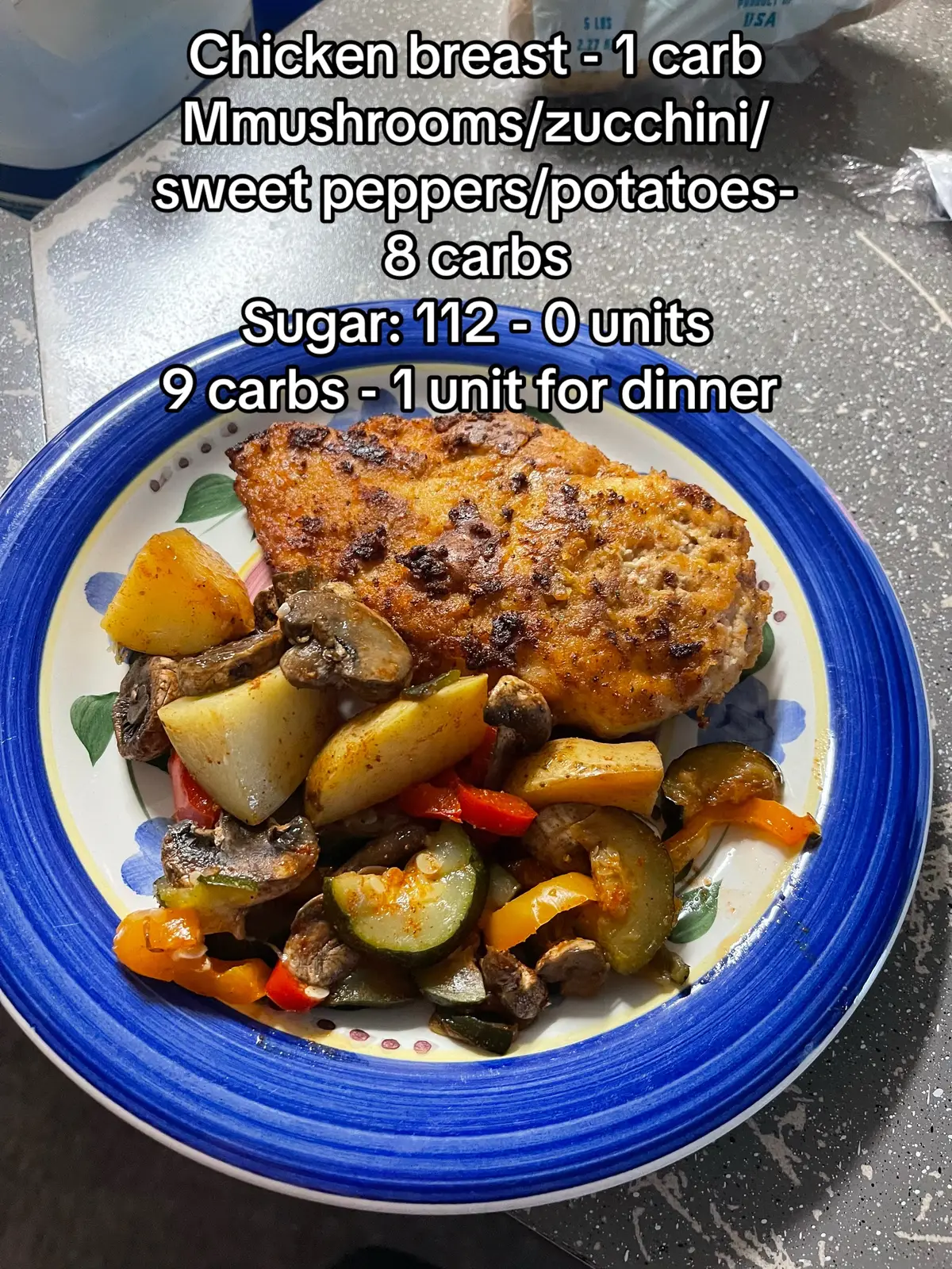 #food #Foodie #dinner #type1diabetes #diabetic 