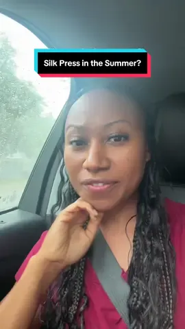 Questions that need answers! What tips do tips do y’all have? #silkpress #blackhairtiktok #summerhair 