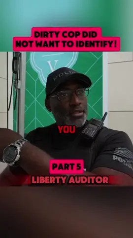 DIRTY COP DID NOT WANT TO IDENTIFY! #cops #police #camera #law #policeofficer 