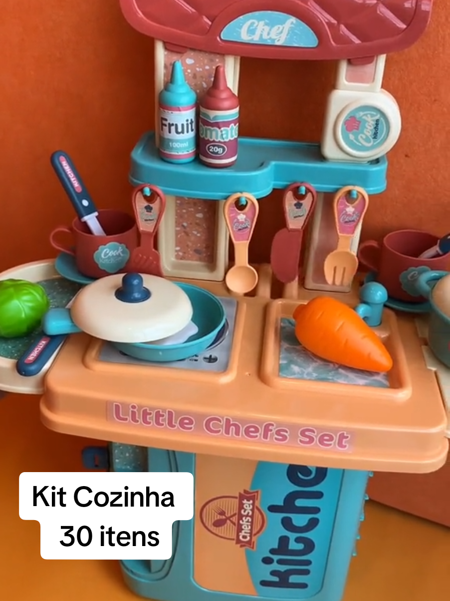 *DIA DAS CRIANÇAS 2025* Kit Maleta Cozinha Infantil 3 Em 1 com 30 Peças - Shiny toys 💰 *Precinho imperdível* 😱 ID BYM-PZU-XYA Comenta COZINHA e eu te mando o link. #cozinha #brinquedo #cozinhabrinquedo #diadascrianças 