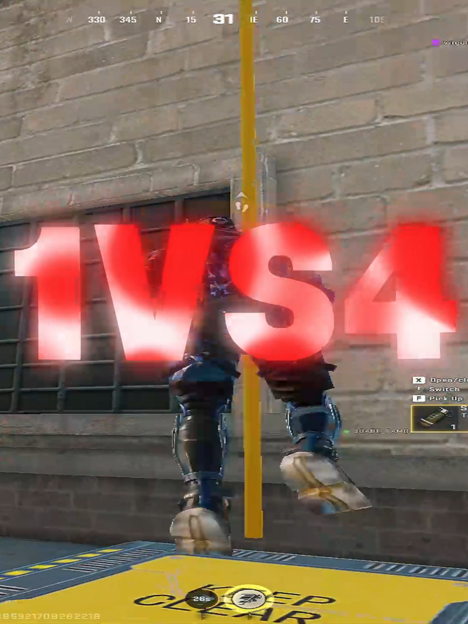 1v4, ez. #bloodstrike #bloodstrikeclips #bloodstrikelatam