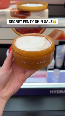 FENTY SKIN SALE! If only you could smell this through the screen omg🍮🍦 @Fenty Skin  #fentyskin #bodybutter #saltedcaramel #bodymilk #bodycare 