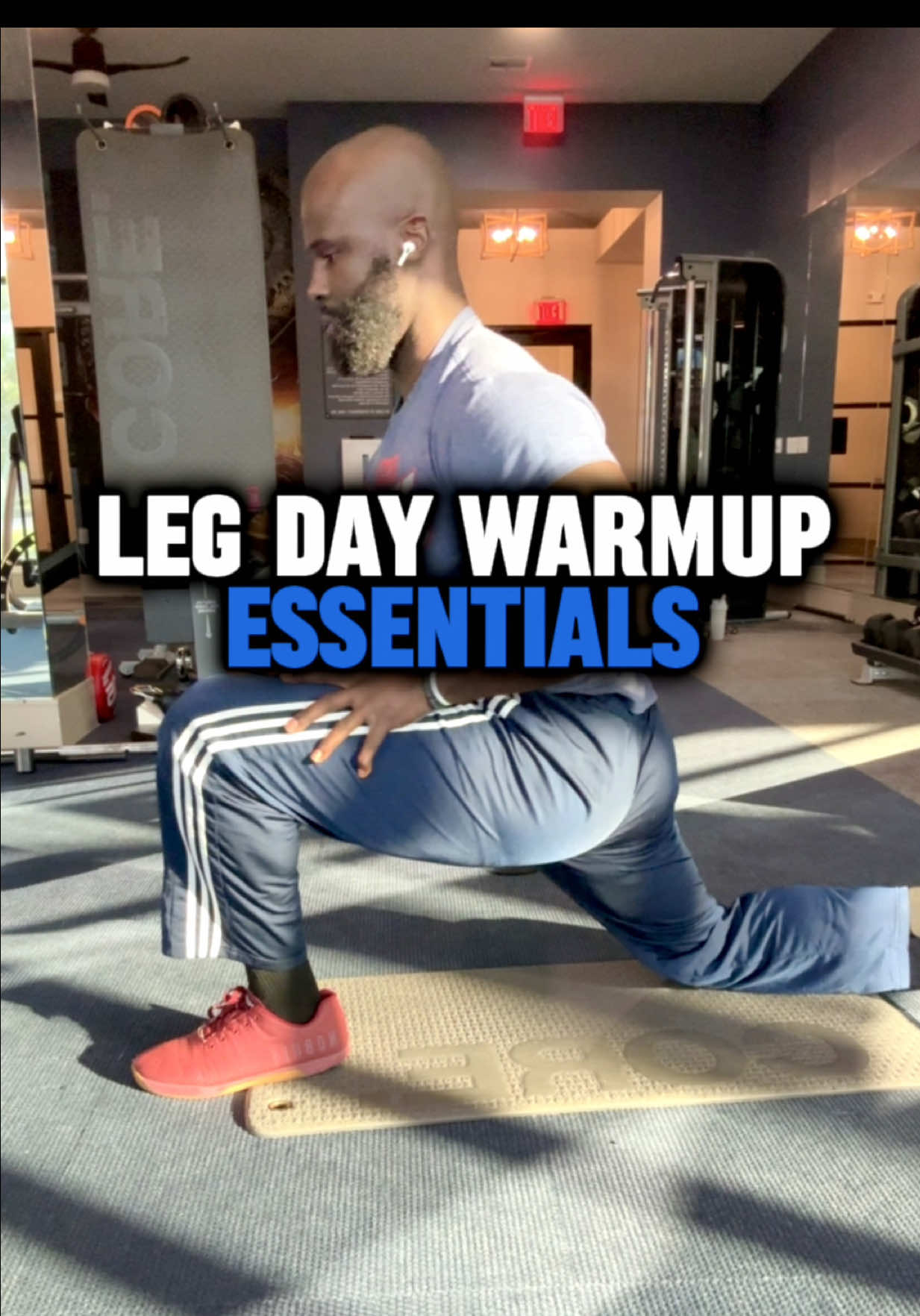 Let’s keep it short & sweet.. My warmups usually last anywhere between 5-10min depending on how much it’s needed along with what i’m using (for example foam roller or resistance bands) I typically do one set and do anywhere between 30-45 secs for each movement. Warming up is a non-negotiable for me and it should be for you too! It will keep your muscles primed for movement, help prevent injury, and just overall improve your mood and body. Save this for your next leg session and follow for more ideas and tips to help you perform better snd get the most out of your gym sessions! #stretch #dynamicstretches  #LIVEIncentiveProgram #LIVEwithlowfollowers #PaidPartnership 