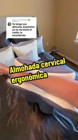 Replying to @ReviewwithBee🐝 dile adiós al dolor de cuello y espalda #almohadaergonomica #almohadacervical #ergonomicpillow #cervicalpillow #neckandbackpain 