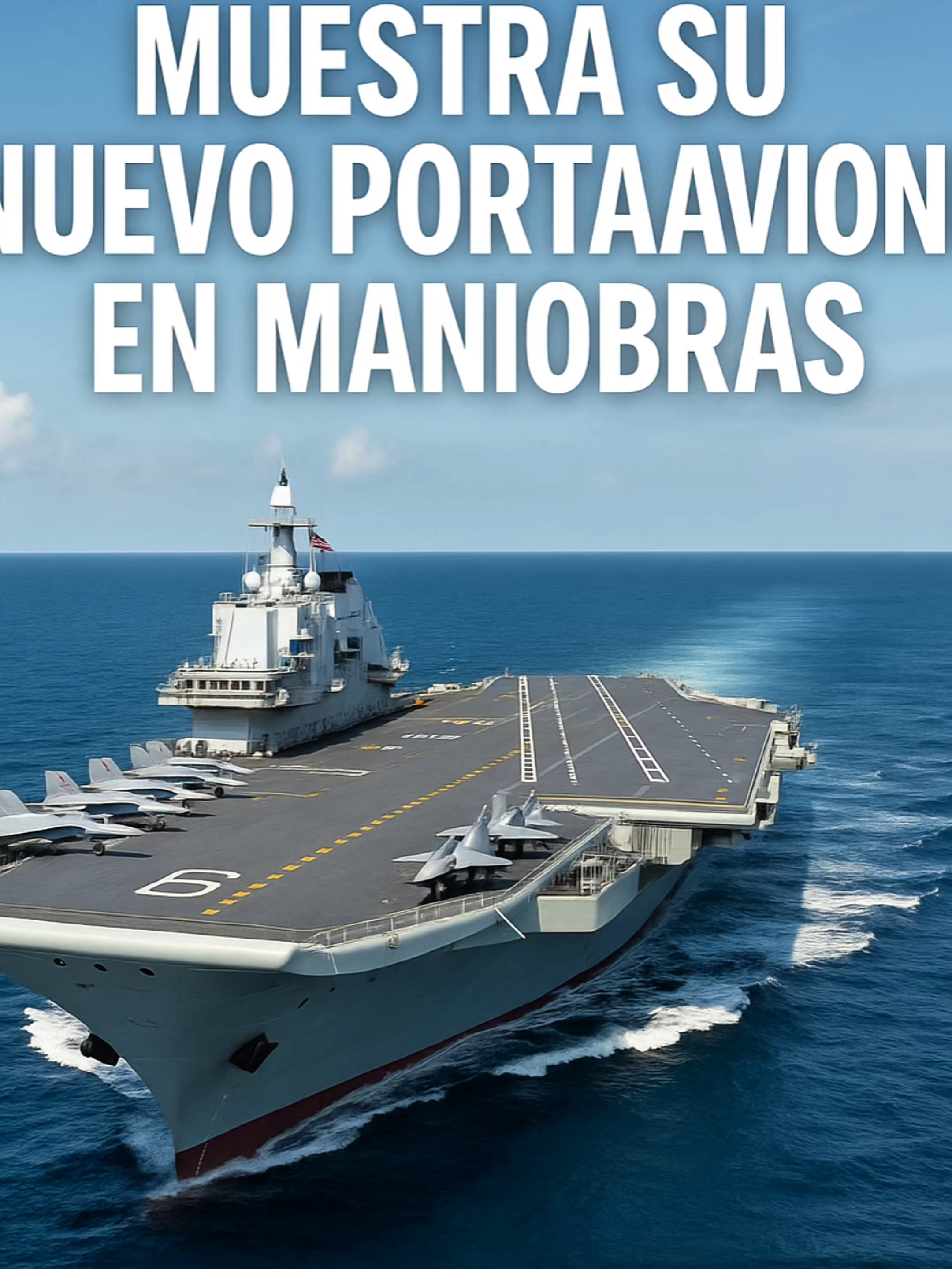 La Marina china muestra su nuevo portaaviones #portaaviones #china #militar #lamarina #china
