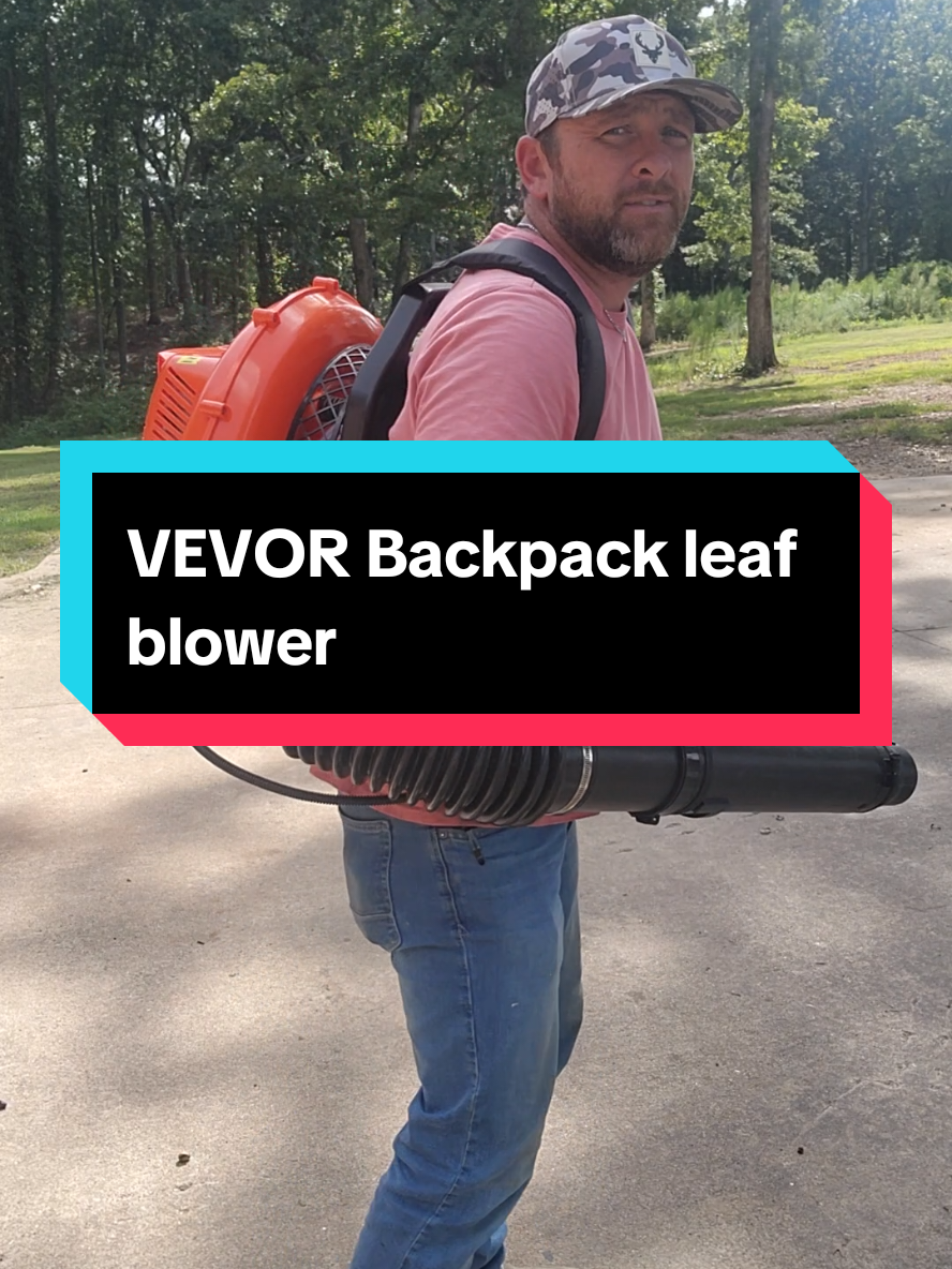 If you need a good backpack leaf blower, you gotta check this one out from vevor #leafblower #backpackleafblower #vevor 
