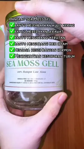 Jar ke 3 udh mau habis🥹😭, seneng banget semenjak konsumsi sea moss gell setiap bangun pagi selalu berkaca liat muka yang lembab glowing, badan juga jadi fresh nggak pegal2 linu lgi🫶🏻 #seamossgel #healthyfood #healthylifestyle #glowingskin #superfood 
