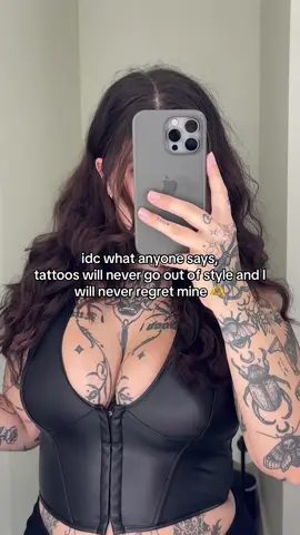 No regrets #fyp #tatted #womenwithtattoos #alt 