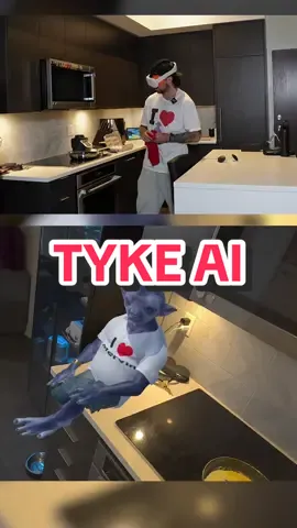 He’s getting snippy with me again 😡 #mervin #vr #artificialintelligence #ai #gaming #streamer #tykeai 