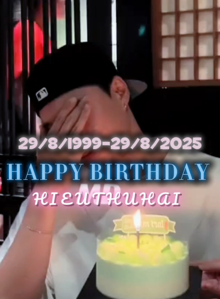 đăng liền chiếc clip này rồi ii học ạ. CHÚC Chú Sinh Nhật Vui Vẻ 🎉🎂 tuổi mới được nhiều thành công hơn, không ngừng nổ lực để vươn xa lên,con mong rằng chú sẽ luôn luôn nở một nụ cười hạnh phúc trên sân khấu, luôn xuất hiện mọi nơi và trước ống kính để mọi người sẽ ngưỡng mộ chú nữa 😘 #fypシ゚ #xuhuongtiktok #sinhnhathieuthuhai #hieuthuhai #chuka 