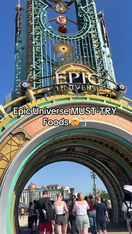 I found the food everyone’s talking about at Epic Universe 🤯🌎 #UniversalOrlando #epiceats #viral? #fyp 