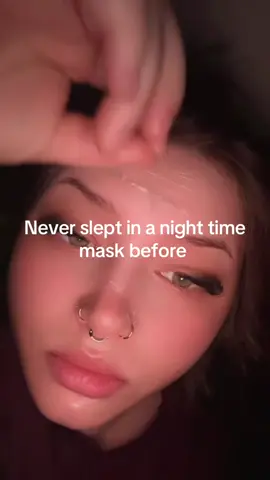 Sleeping in the overnight mask was definitely different, but it was fun to peel it off in the morning and I mean it wasn’t uncomfortable. I slept perfectly fine just like a baby.😂 ##skinnightroutine##medicubeskincare##medicubenightmask##peeloffmaks