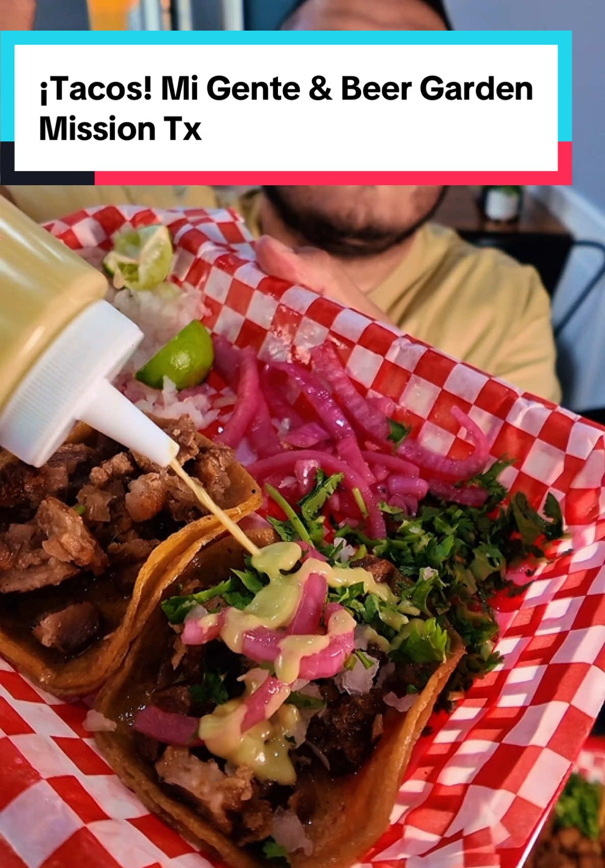 @¡Tacos! Mi Gente Beer Garden in Mission Tx 😋- #forkit #956rgv #956food #missiontx 