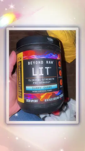 Pre workout powder from TikTok shop #tiktokshop #preworkout #beyondrawlit #gummyshark 