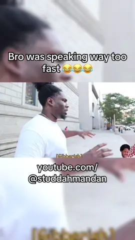 Slow down there buddy 😂😂#fyp #viral #foryou #studdahmandan 