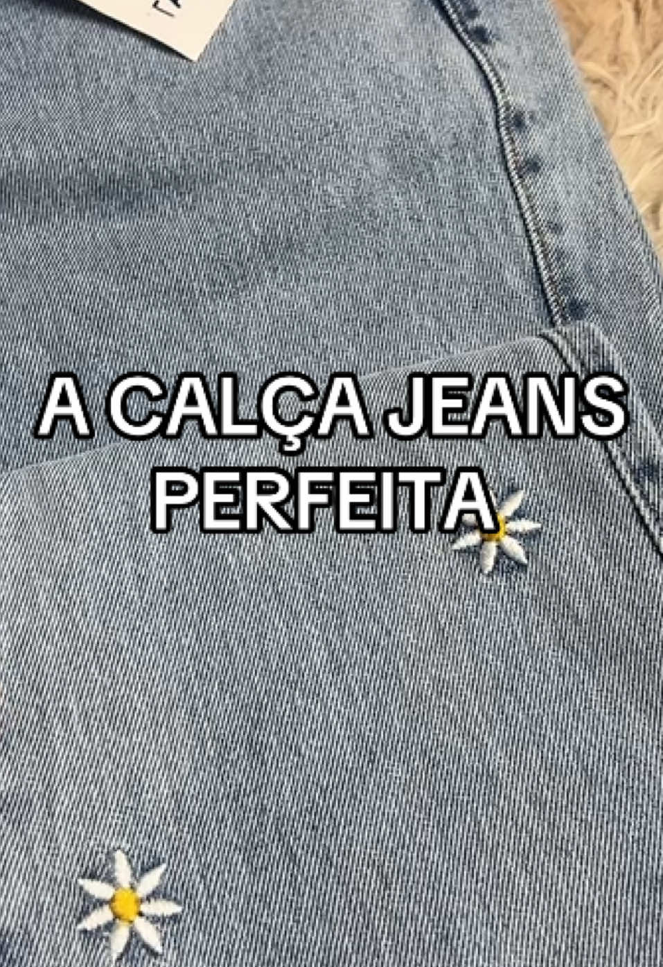 Calça jeans Mom