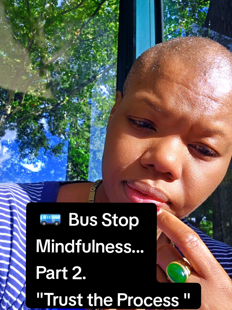 Part 2 🚌 Bus Stop #Mindfulness ... Every challenge is watering me. This is a season of growth. You may not see the roots yet, but TRUST that this is your season to grow. #mindfulnesspractice  #series #personalgrowth  #comfortcreator 
