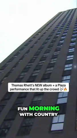 Thomas Rhett celebrates his new album with an unforgettable Plaza performance 🌟🎤 Fans sang along to every word as he brought the energy and heart that define his music. #ThomasRhett #CountryMusic #NewAlbum #PlazaPerformance #tiktokmusic 