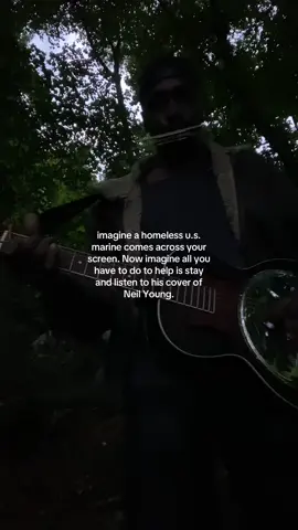 PayPal in bio/venmo: cryptabit | I am a marine veteran and I am homeless. I used to deliver goods to make ends meet, and I slept in my car until it was repossessed one night. I was never allowed to retrieve my belongings. Since then I have been living on the streets. I film content to spread awareness and play songs to spread hope. Thank you, to whomever has or will help me get this message out there. ❤️ #veteran #foryou #homeless #neilyoung #mymyheyhey 