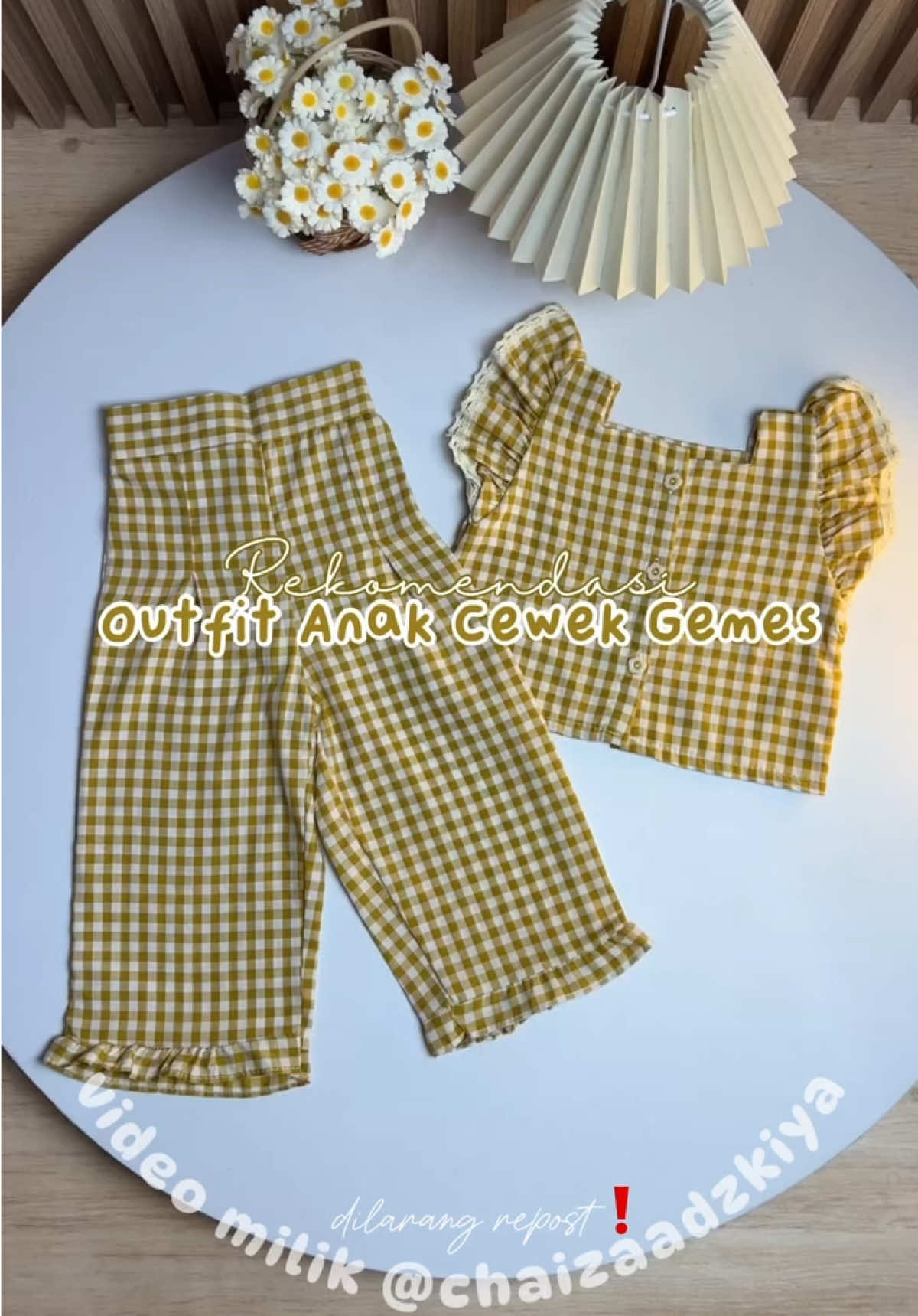 Rekomendasi oneset anak cewek gemes bgt bajunya crop di mix sama celana kulot highwaist😍🫶🏻 #outfitanak #ootdanakperempuan #setelananak #onesetanaklucu #fashionanak 