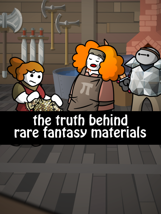 also mithril is just a fancy silver/steel alloy #animation #animator #fyp #foryoupage #blacksmith #magic #fantasy #dnd #dndtiktok #worldbuilding #adamant #orichalcum #dragonscale #beardeddragon #quicksilver #mercury #metals #elements #science #history