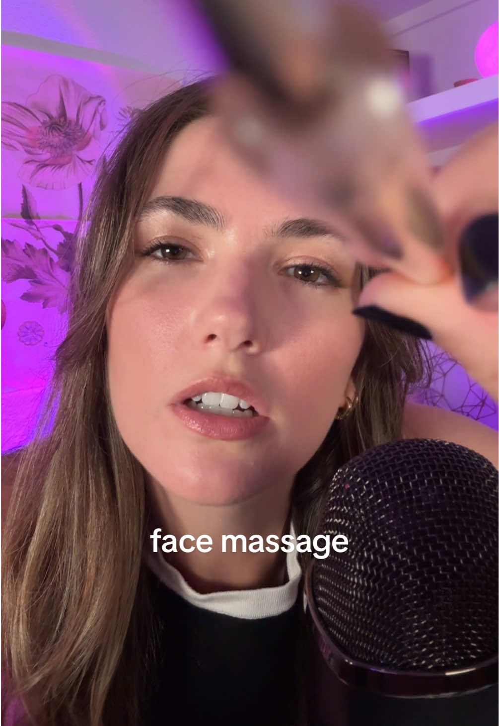 you look like you could use a face massage 😴 time to de-stress! #asmr #asmrsounds #asmrvideo #relaxing #asmrmassage 