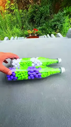 Part 31 Amazing tiny green bottles breaking on the stairs. #bottlecrack #bottleonstairs #bottlebreaking #fypusa 
