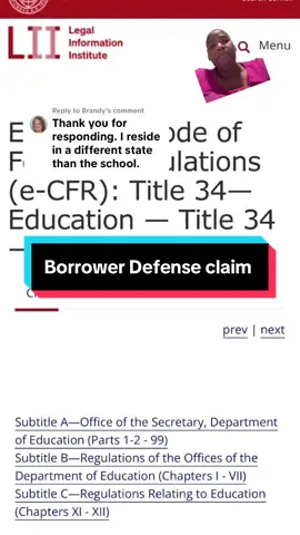 Replying to @Brandy #greenscreenvideo #howtofileaclaim #studentloans #borrowerdefense #action 