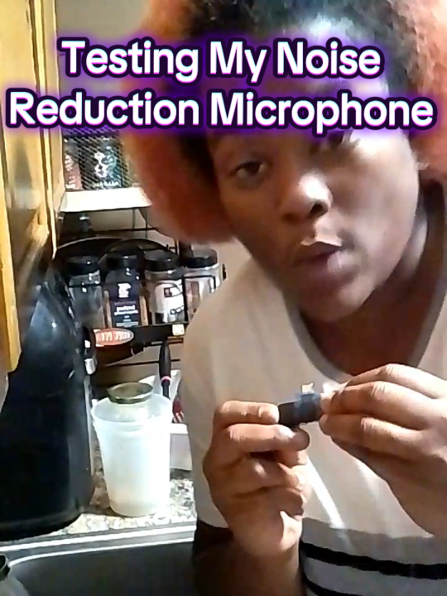Testing Out my noise reduction microphone #tiktokshop #tiktokaffiliateprogram #smallcontentcreators #noisereduction 