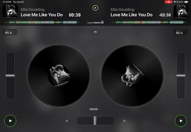 Love Me Like You Do-Ellie Goulding 🫀#djay #music #fypシ #mashup #song 