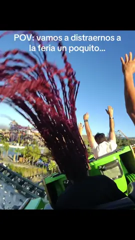 Ahora si 😂😂 #sixflagsmagicmountain #rollercoastertiktok #wendyguevara #feria #pelosuelto 