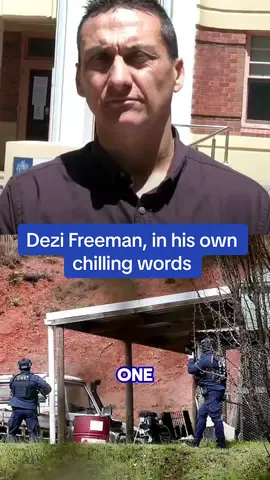 Accused cop killer Dezi Freeman sent an ominous warning to authorities that 'they picked the wrong person to mess with' before he allegedly gunned two police in cold-blood #crime #crimetok #fyp #australia #manhunt 