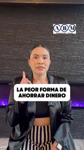 La peor forma de ahorrar dinero. 
