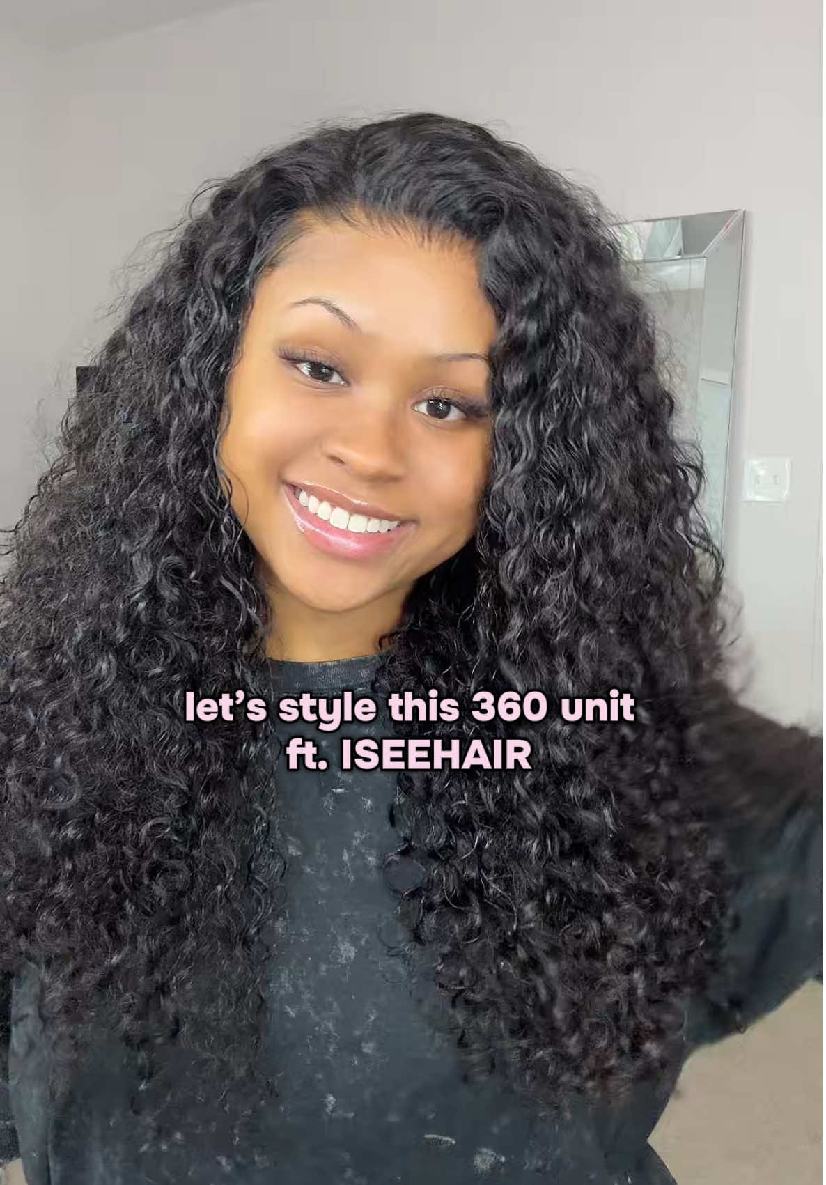 Finally a beginner friendly hairstyle that’s so cuteeee ❤️ @iseehair #iseehairbeauty #summerwig #halfwigtok 