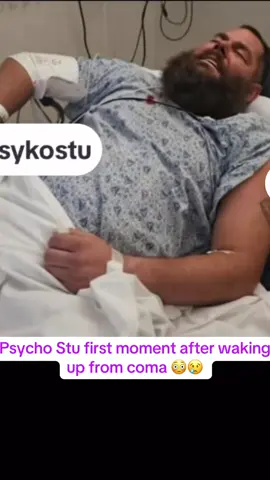 Psycho Stu first moment after waking up from coma 😳😢 #rampage #raja #fyp #wrestling #edit 