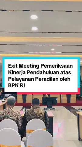Pengadilan Tinggi Agama Surabaya mengikuti Exit Meeting Pemeriksaan Kinerja Pendahuluan atas Pelayanan Peradilan oleh BPK RI pada Kamis, 28 Agustus 2025 di Aula K.H. Abdullah Shiddiq  Judul dan tagar yang disarankan Judul: Unlocking Viral Success on TikTok #viralcontent #contentcreation #creatoradvice #trendtok #ptasurabaya #ptasurabayakompak #ptasurabayamedia #humasmahkamahagung #mahkamahagung #CapCut 