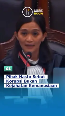Gimana nih korupsi bukan suatu kejahatan besar? Sekretaris Jenderal PDI Perjuangan, Hasto Kristiyanto, melalui kuasa hukumnya, mengajukan uji materi terhadap Pasal 21 Undang-Undang Nomor 31 Tahun 1999 tentang Pemberantasan Tindak Pidana Korupsi (UU Tipikor) ke Mahkamah Konstitusi (MK). Kuasa hukum Hasto, Annisa Ismail, menyampaikan tambahan alasan permohonan yang menyebut bahwa korupsi bukanlah kejahatan kemanusiaan. “Ada penambahan satu alasan yang kami tambahkan di akhir alasan permohonan yakni bahwa korupsi bukan kejahatan kemanusiaan,” ujar Annisa, dalam sidang pemeriksaan lanjutan dengan agenda perbaikan permohonan pada Selasa (26/8/2025) di Ruang Sidang Pleno MK, Jakarta. Annisa menjelaskan korupsi bukan sesuatu yang baru, korupsi merupakan fenomena global. Pemohon memandang korupsi bukan kejahatan luar biasa, apalagi dikatakan sebagai bentuk pelanggaran hak asasi manusia sebagaimana banyak dikampanyekan oleh pihak tertentu tanpa memahami secara baik makna dan keberadaannya, selain untuk kepentingan jangka pendek. Annisa menyebutkan di negara-negara seperti di Belanda, pengaturan suap-menyuap sebagai tindak pidana korupsi diatur dalam Kitab Undang-undang Hukum Pidana Belanda seperti yang juga terjadi di Perancis dan Jerman. Demikian secara ringkas korupsi dapat dikatakan sebagai penyalahgunaan jabatan publik untuk keuntungan pribadi dengan cara meminta, menerima, atau memeras. Pemohon berpendapat ancaman hukuman Pasal 21 UU Tipikor yang disangkakan kepadanya melebihi ancaman perkara pokok tertentu lainnya dalam UU Tipikor bukan hanya tidak proporsional, tetapi justru menimbulkan ketidakadilan baru. “Pasal 21 ini melanggar Pasal 28D ayat (1), Pasal 57 juga ditambahkan untuk menjelaskan betapa pentingnya pembatasan pada Pasal 21 dengan menambahkan unsur secara melawan hukum agar Pasal 21 ini memenuhi kriteria lex stricta, lex scripta, dan juga lex certa,” jelas Annisa. Oleh karena itu, Hasto meminta MK menyatakan pasal tersebut bertentangan dengan UUD 1945 dan tidak memiliki kekuatan hukum mengikat, atau setidaknya memberikan tafsir konstitusional yang membatasi penerapannya. #hukum #korupsi #lawyers #fyp #gelap 