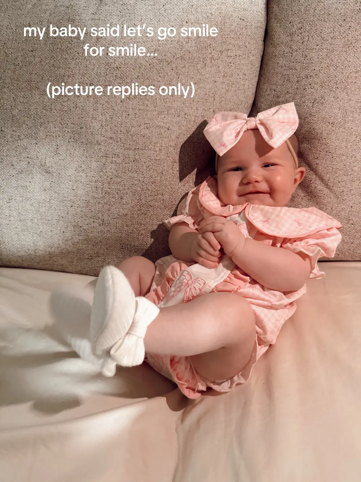 many many more pictures of my smilin girl but had to post more than one… #smileygirl #mommysbaby #ftm #fyp 