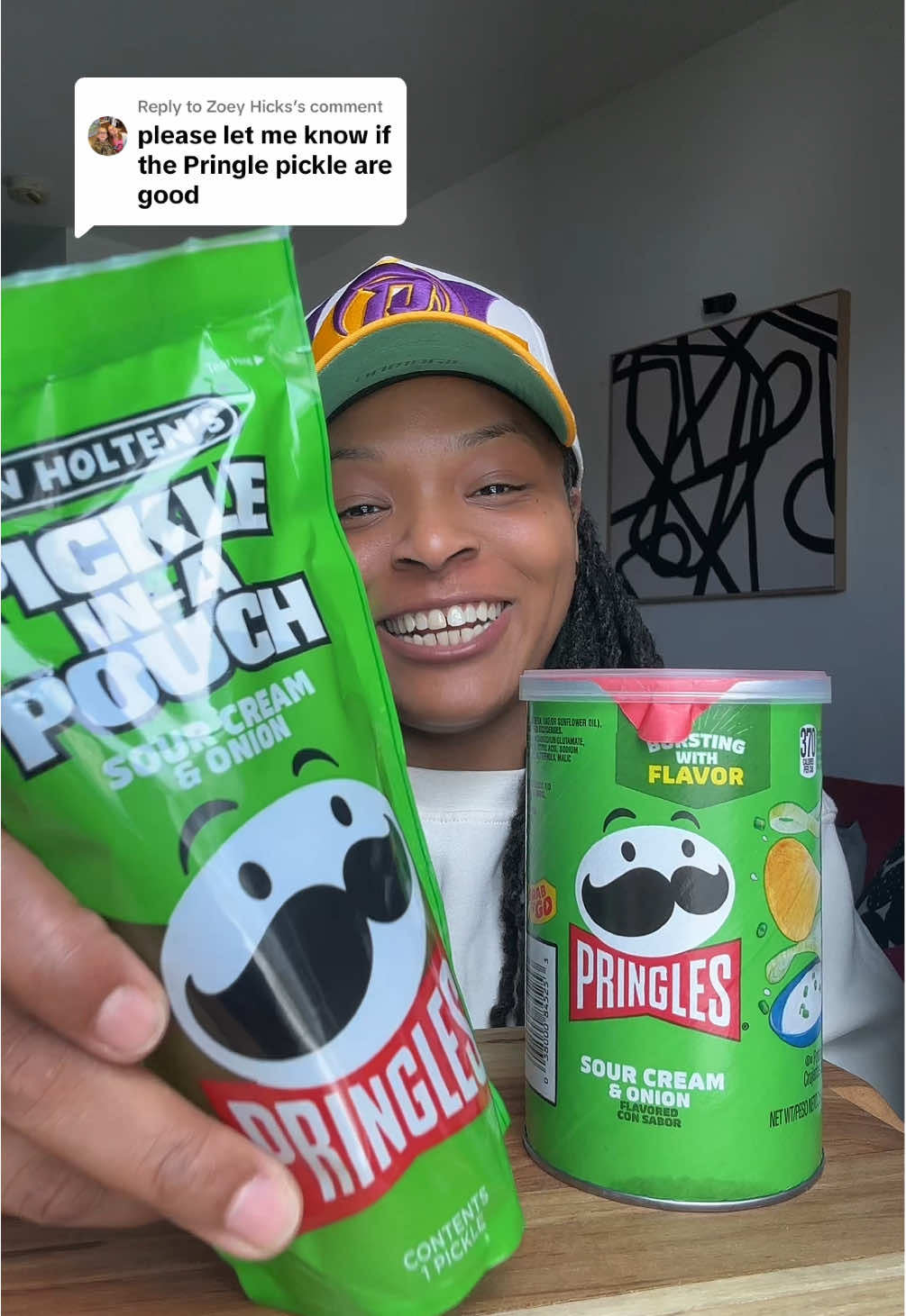 Replying to @Zoey Hicks Pickle in a Pouch | Van Holtens x Pringles Sour Cream and Onion — this is a wild snack collab Found at Five Below @Five Below  