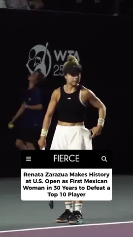 Renata Zarazua walked onto Arthur Ashe almost in tears from nerves… and walked off with history 💚🎾. In a three-hour battle, the 27-year-old from Mexico stunned Madison Keys, the reigning Australian Open champ and world No. 6, becoming the first Mexican woman in three decades to defeat a top-10 player at the U.S. Open.  Her story is bigger than one upset. Ranked No. 82, the only Mexican in the women’s singles draw, Zarazua has carried the weight of representation every time she’s stepped onto a court. After six failed attempts against top-10 players, this win is her breakthrough, a reminder of what happens when persistence meets opportunity.  From the tricky spins that threw Keys off balance to the disbelief on her face as the final ball hit the net, Zarazua’s victory is already one of the defining moments of this U.S. Open. And for Mexican tennis fans, it’s a victory decades in the making. 🔗 in b10 for more.  #renatazarazua #mexico #USOpen #latinas #tennis 
