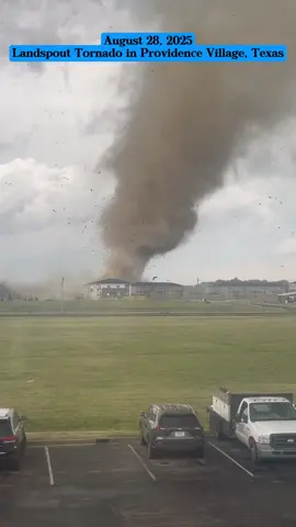 August 28, 2025 - Landspout Tornado in Providence Village, Texas #tornado #landspout #providencevillage #Texas #USA 