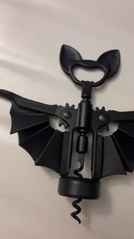 The best wine opener for spooky season 🦇 #wine #bat #halloween #spookyseason #fall 
