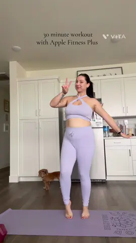 30 minute workout with Apple Fitness Plus #applefitnessplus #homeworkout #30minuteworkouts #lowerbodyworkout #fup 