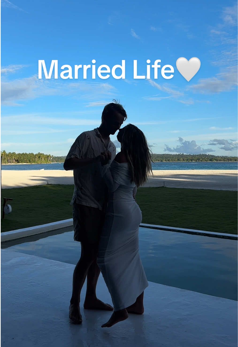 So greatful for this time & space. Seven years together and a lifetime to go🤍 #married #marriedlife #honeymoon 