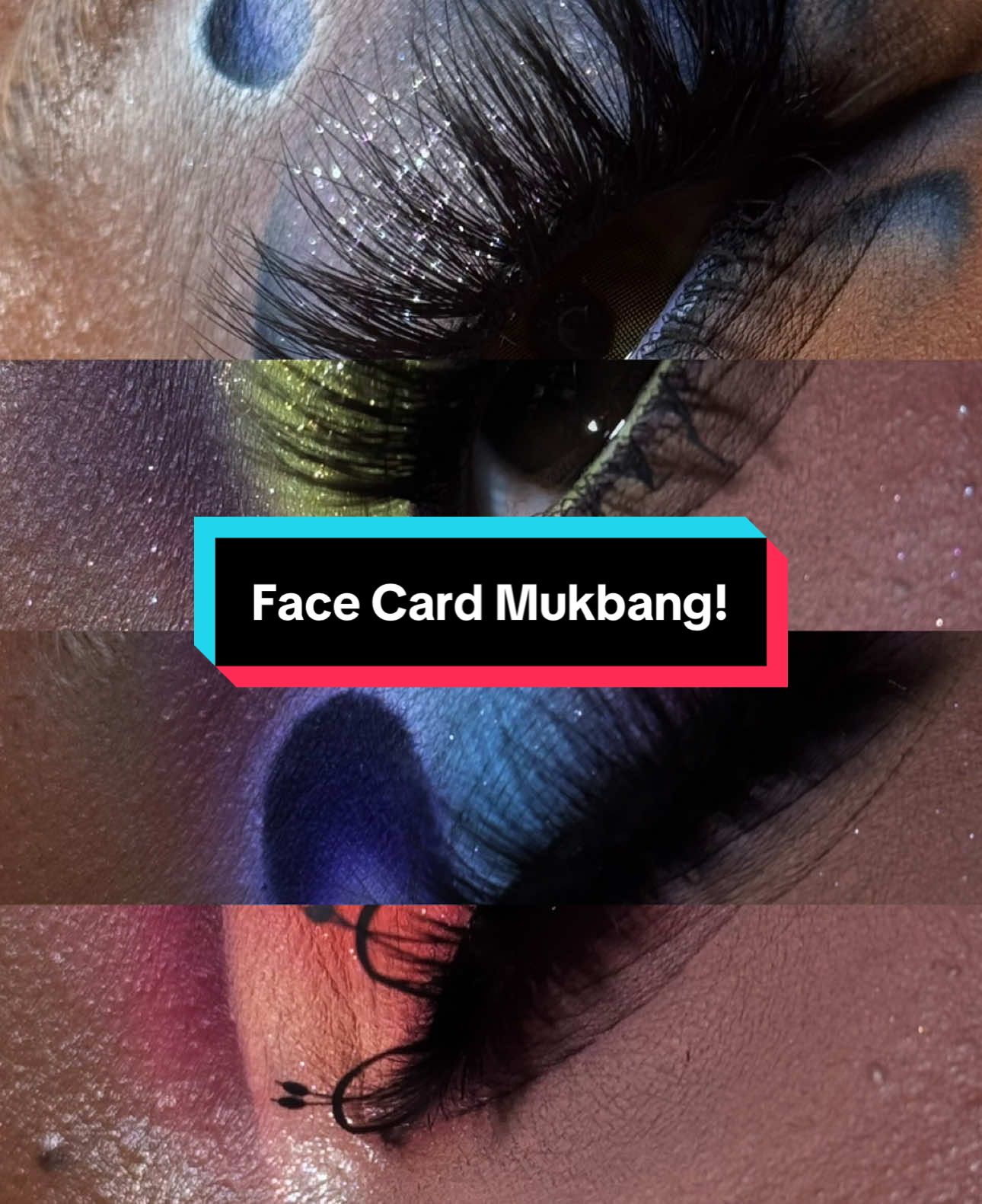 I mean…i do love to eat!😊😏 #facecardmukbang #facecard #makeup #beauty #fypシ 