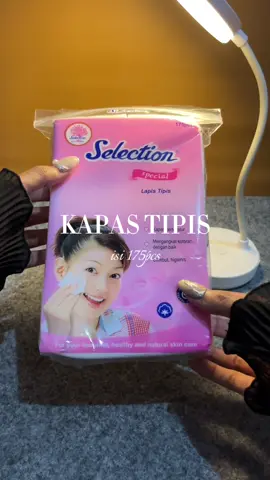 lapis tipisnya pas buat skincarean/apus2 makeup‼️#kapaswajah #kapasselection #kapastipis #kapas #skincare 