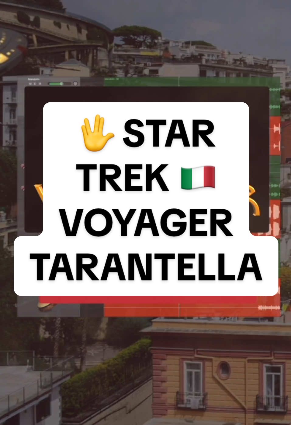 🖖 Star Trek Voyager 🇮🇹 Tarantella #Tarantella #StarTrekVoyager #MusicalCover #NewMusic #SciFiMusic